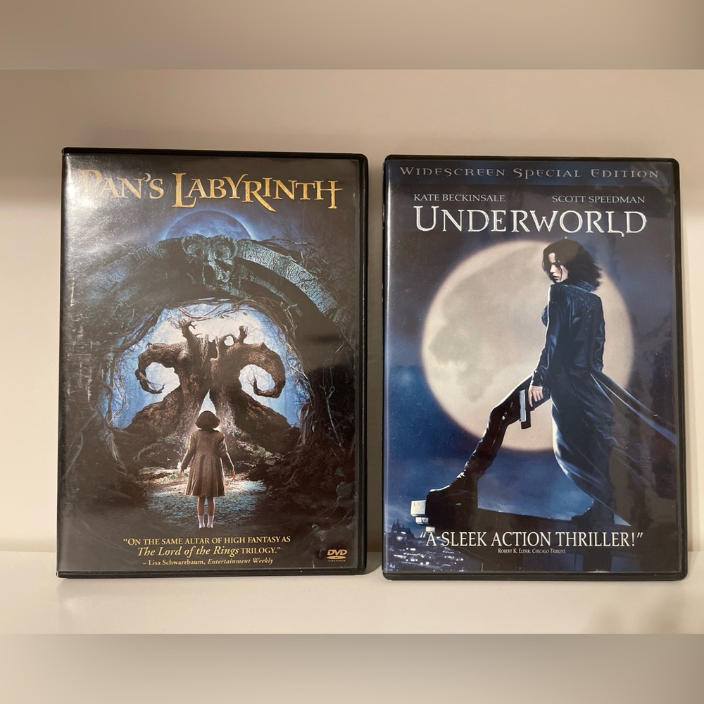 Pan's Labyrinth DVD& Underworld DVD Bundle